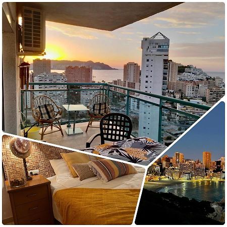 Traveler'S Beach Apartment With Sea View, Free Coffee & Parking Benidorm Kültér fotó